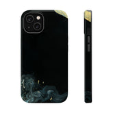 Golden liquid oil - MagSafe Cases iPhone 14 Glossy - phone cases